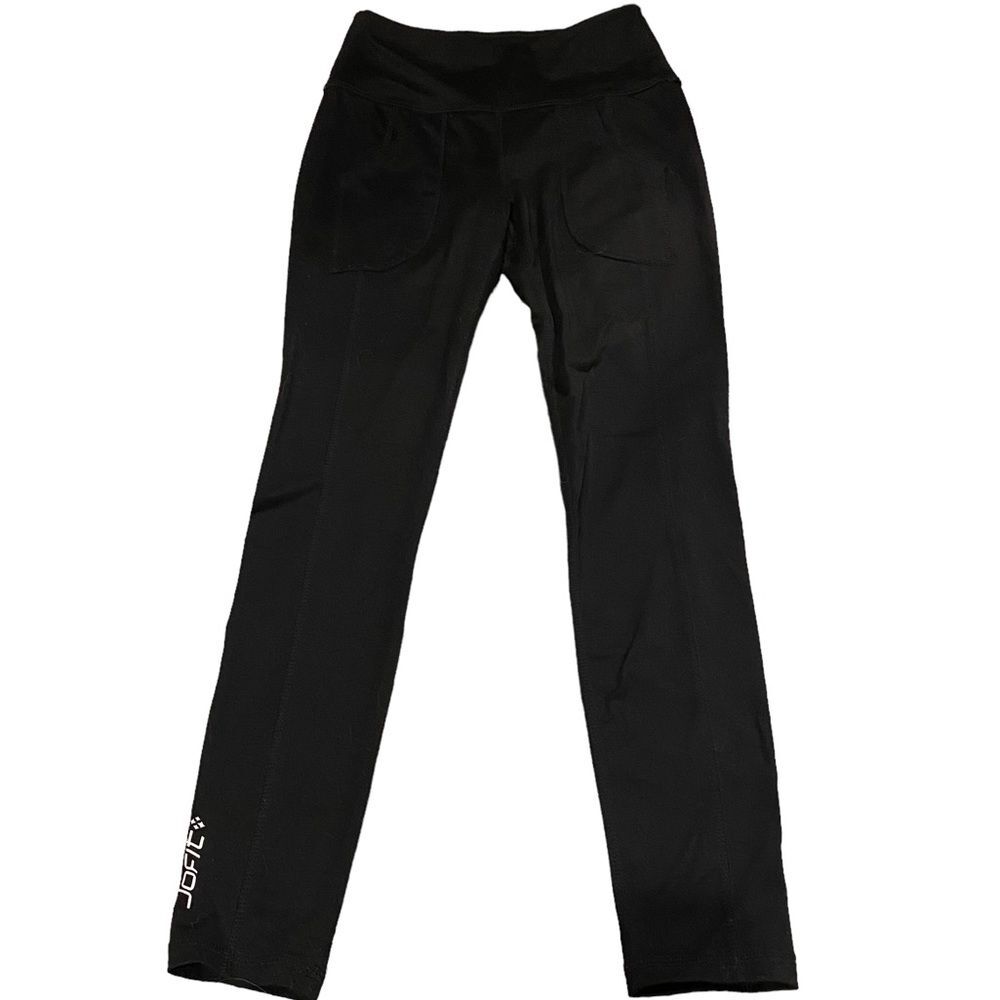 JoFit Womens Size XXS Uplifting Side Pocket Athletic Leggings Black Athletic Gym